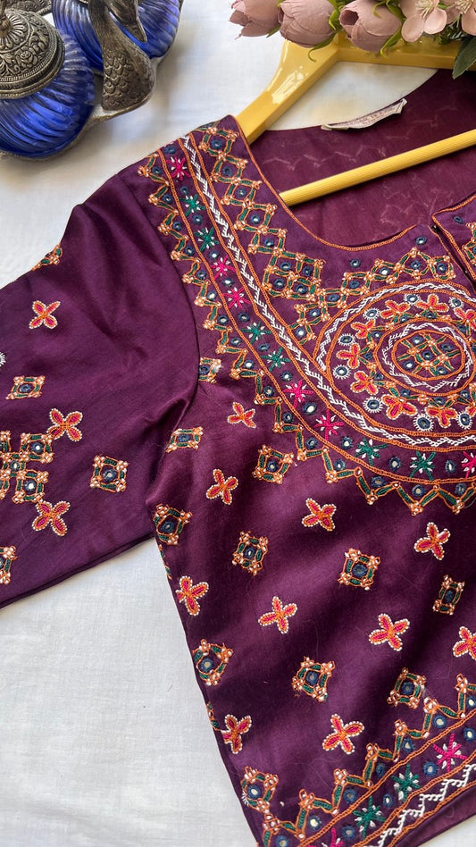 mulberry kutchi blouse
