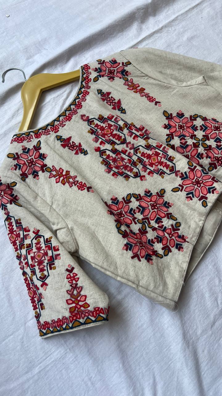 Chiku khadi blouse