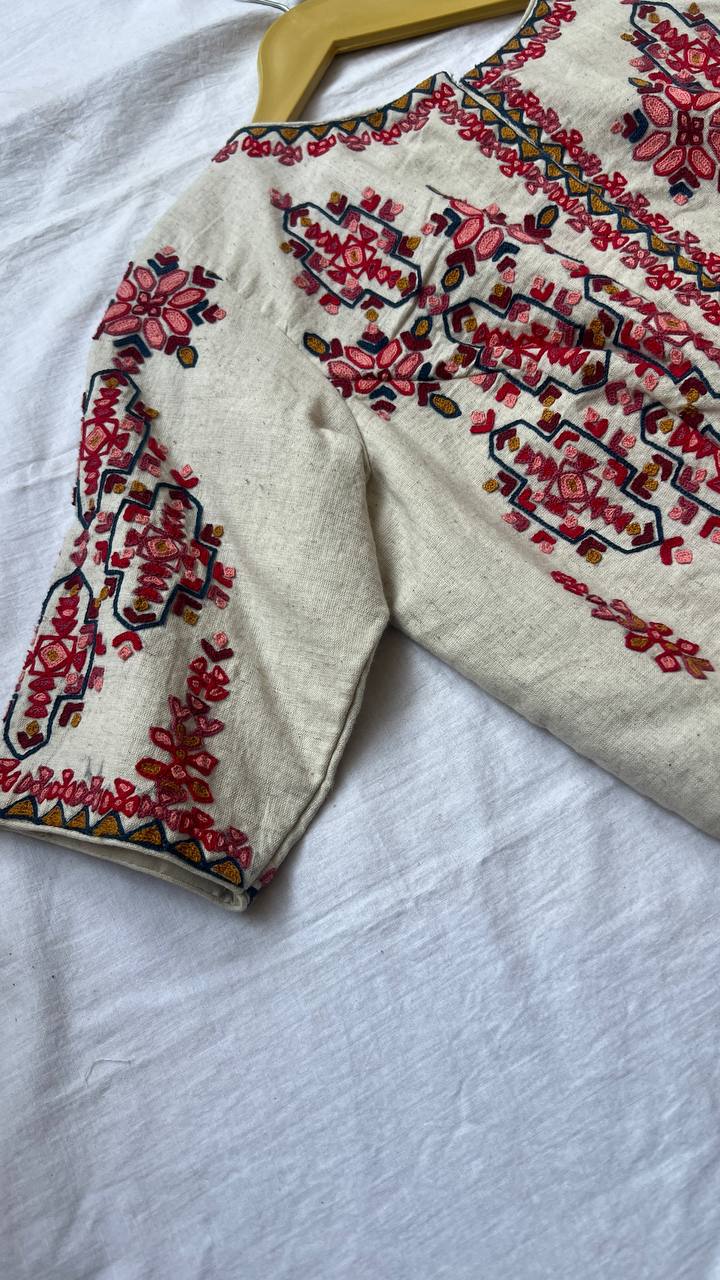 Chiku khadi blouse