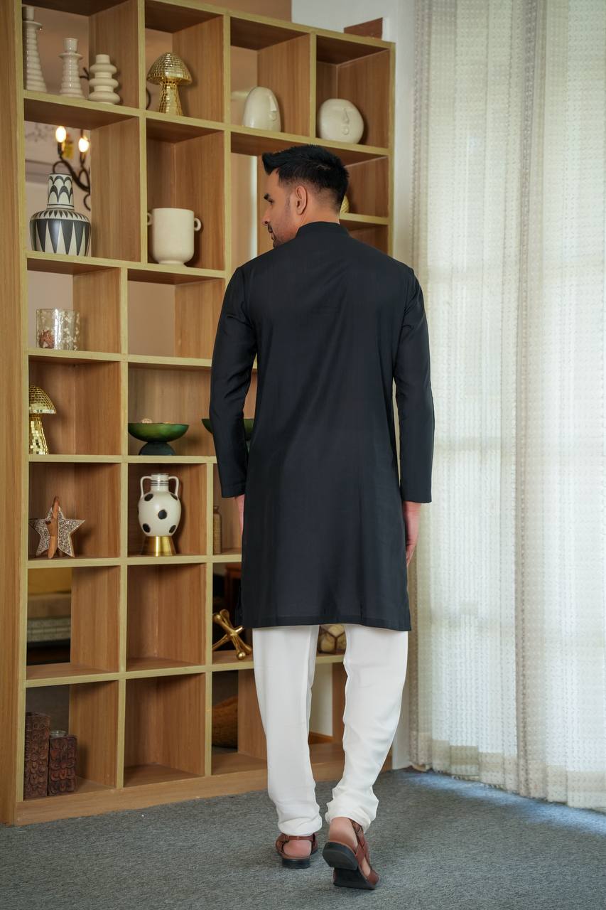 Black kurta-set