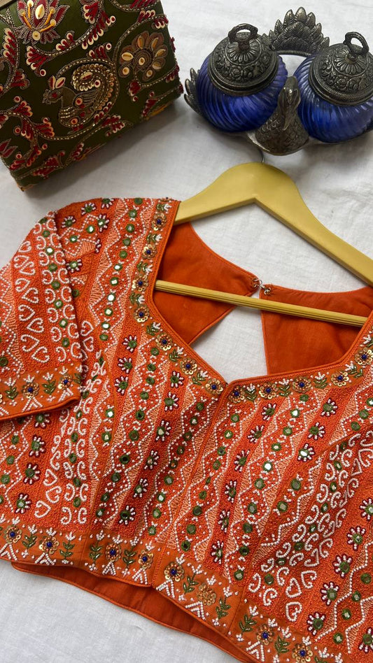 Orange Blouse