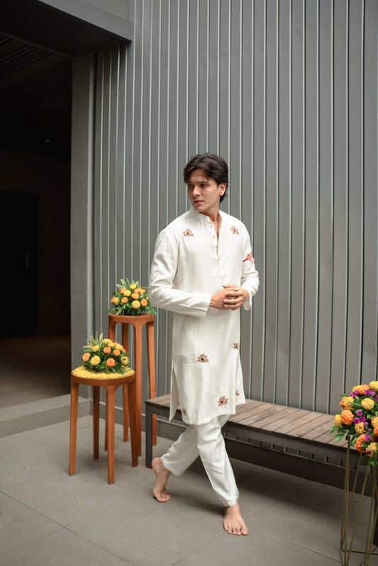 White elegance kurta For Men