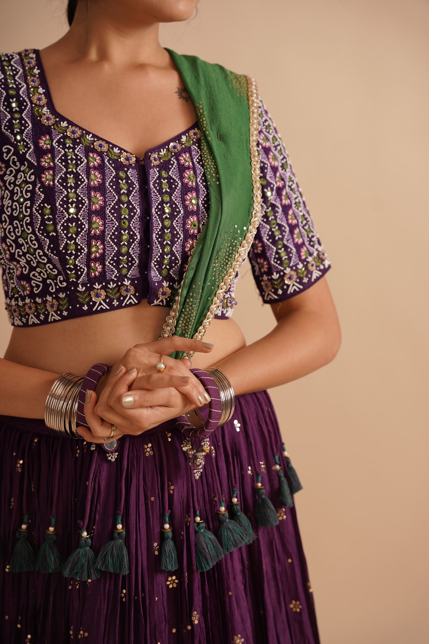 Purple blouse
