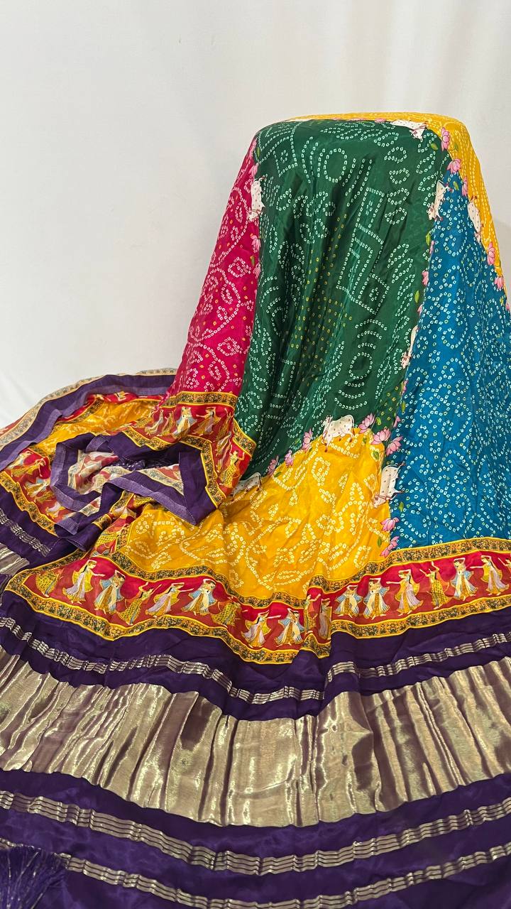 Multi-Colour Bandhani Duppata
