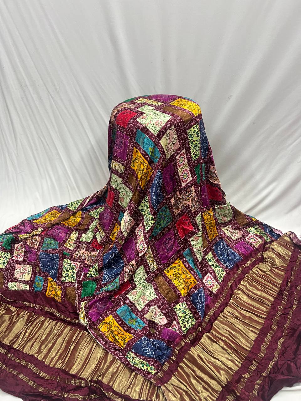wine digital printcdupatta