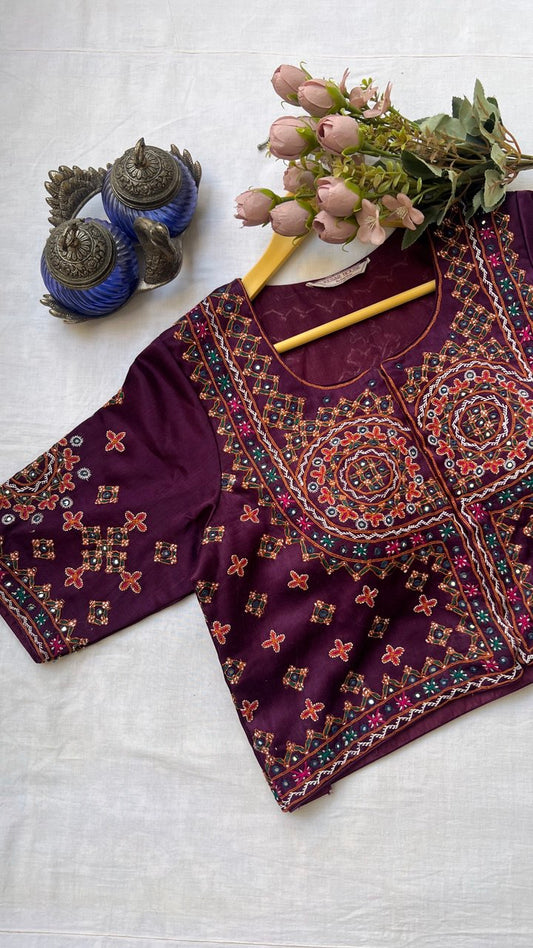 mulberry kutchi blouse