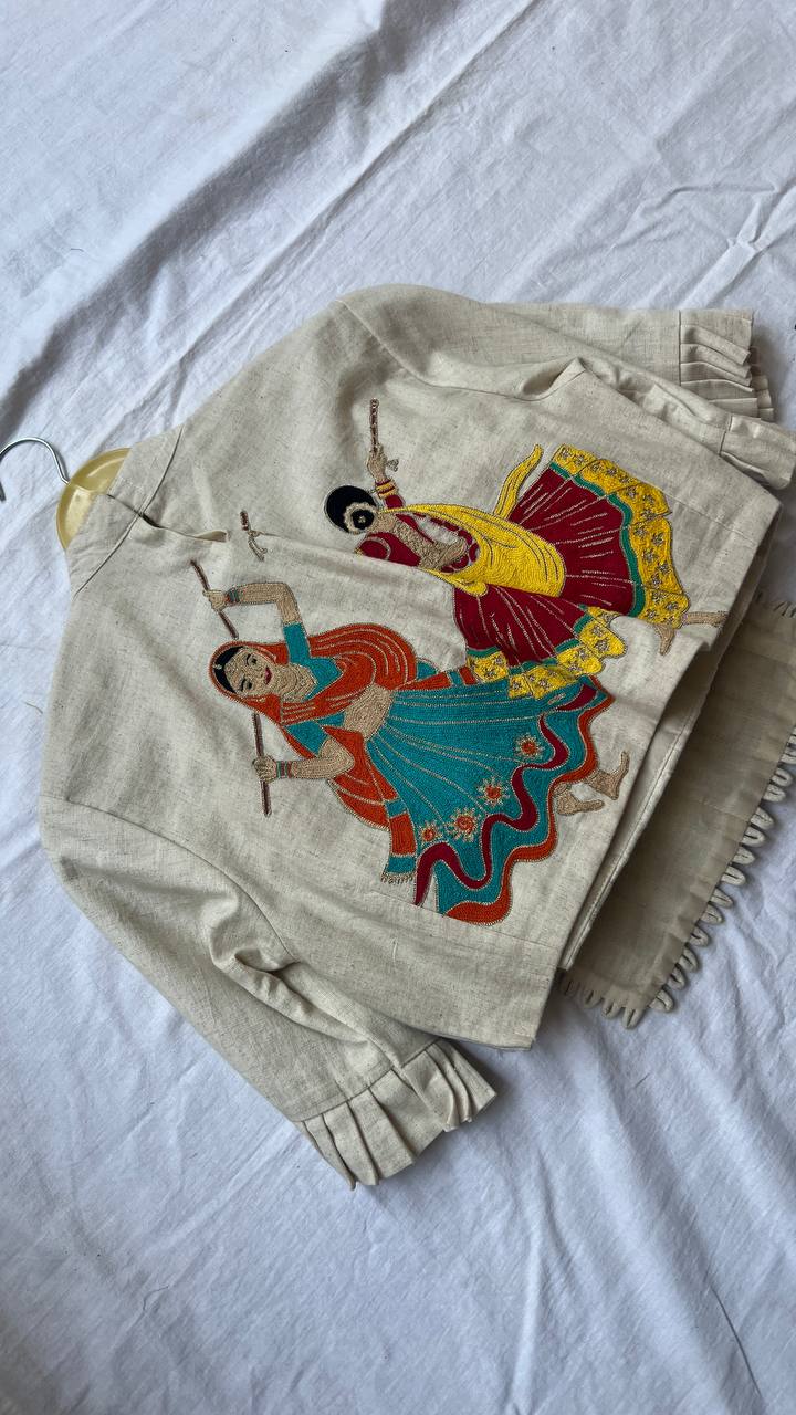 Navratri khadi blouse