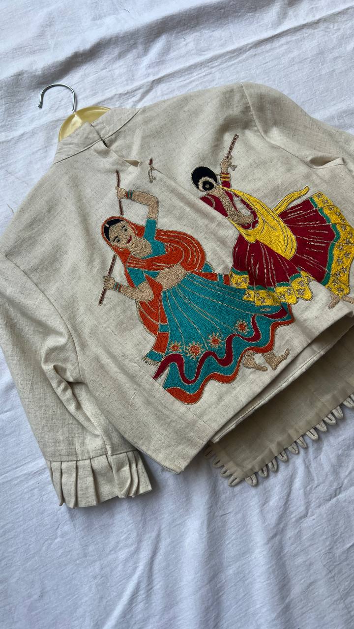 Navratri khadi blouse