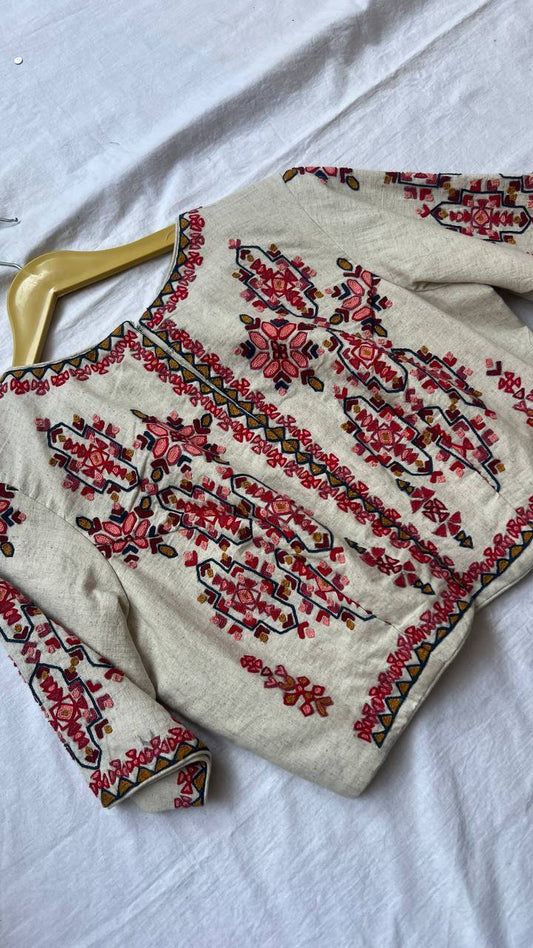Chiku khadi blouse