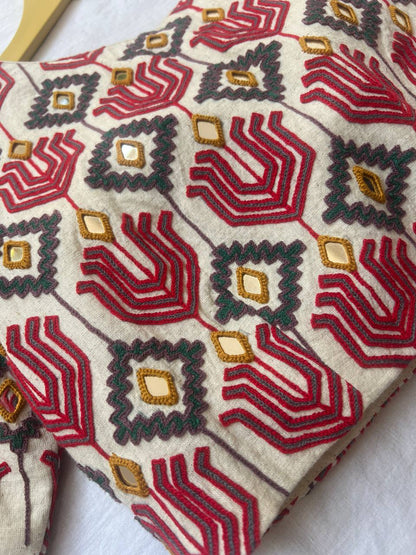 Cream khadi blouse