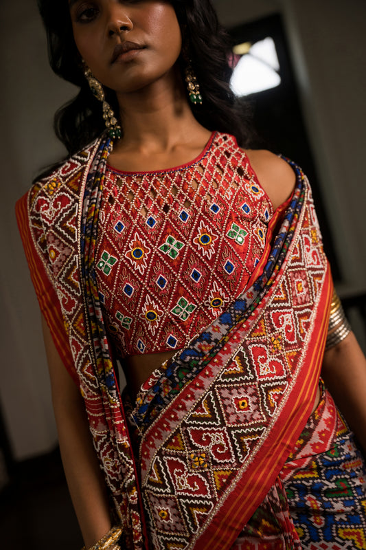 Patola Saree With Blouse