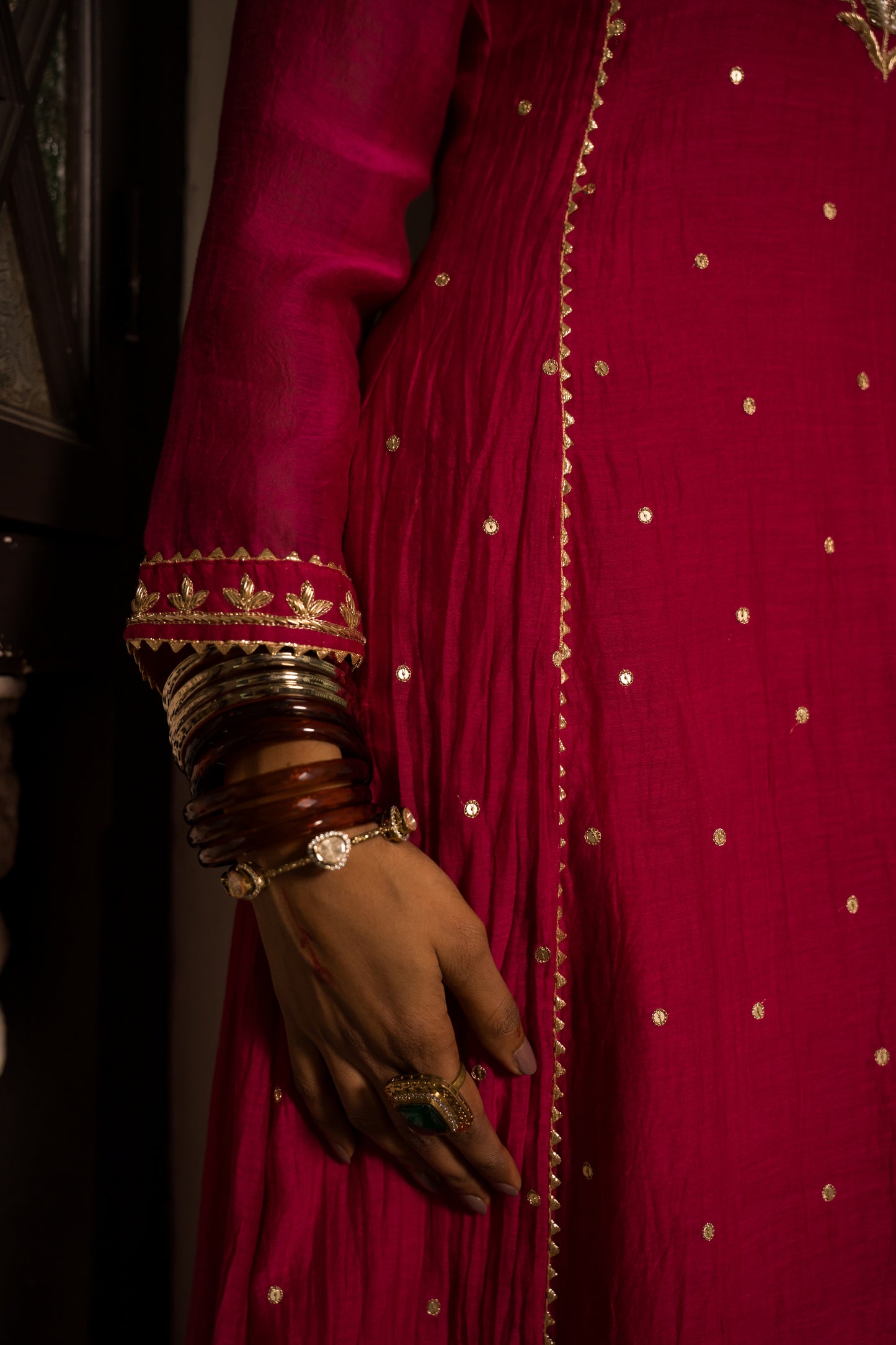 Rani Kurti Set With Dupatta