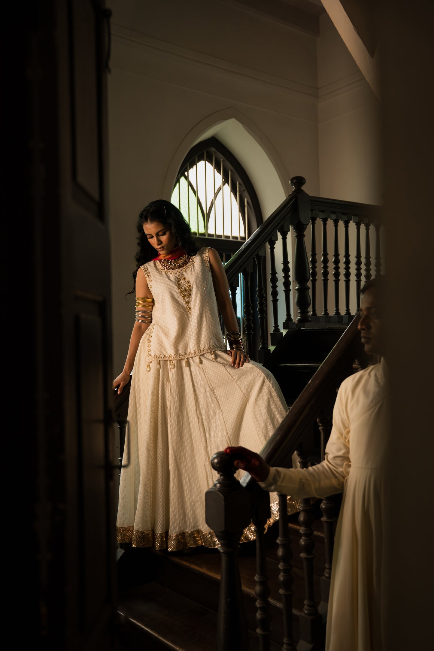 White Lehanga Choli