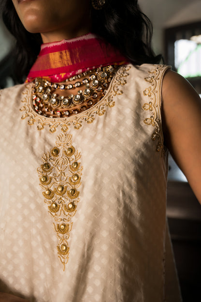 White Lehanga Choli