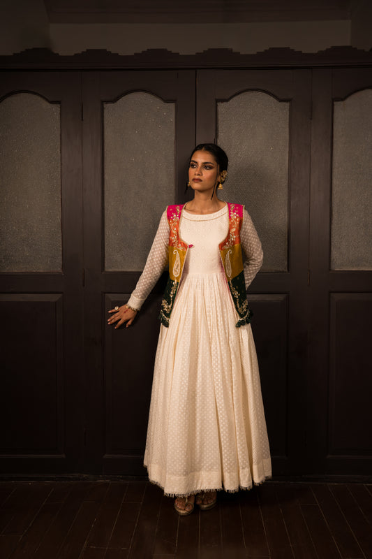 Anarkali Dress With Koti