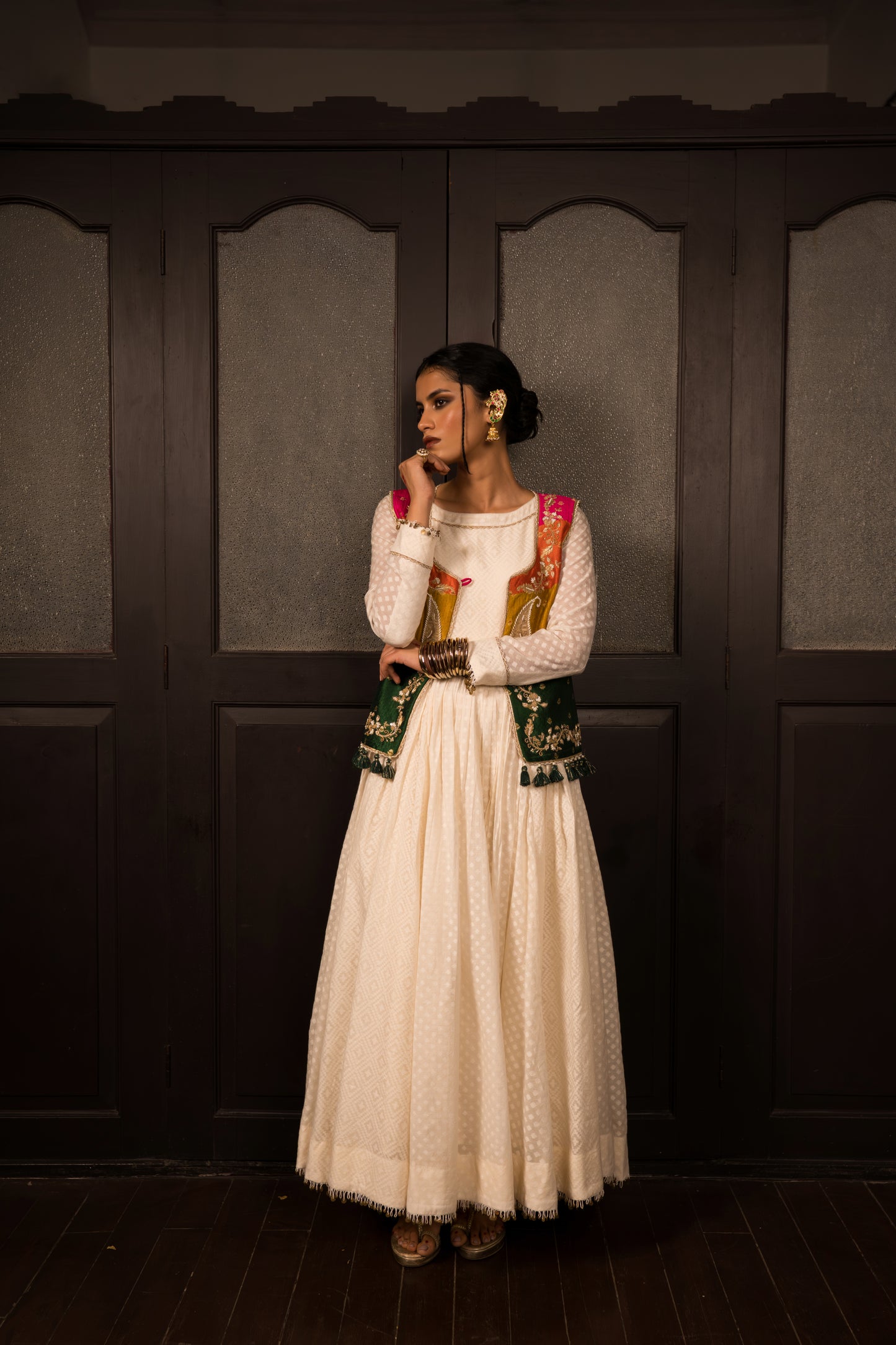 Anarkali Dress With Koti