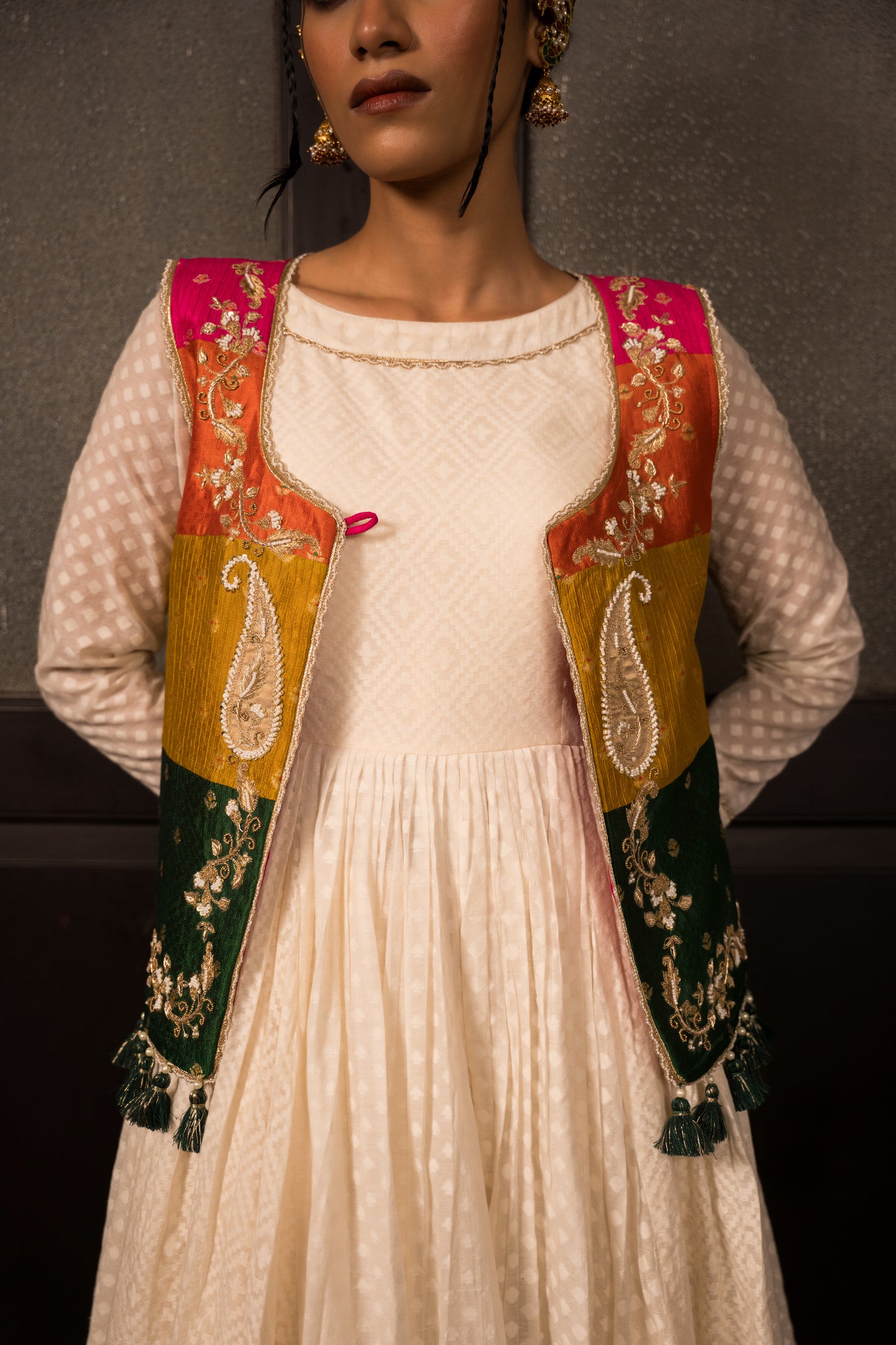 Anarkali Dress With Koti