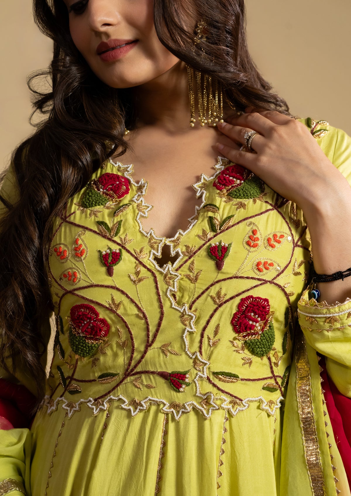 Anarkali Dress With  Dupatta