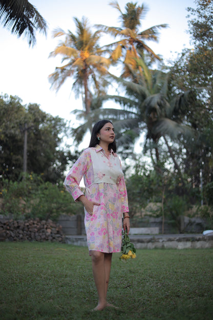 Baby Pink Midi With Srug