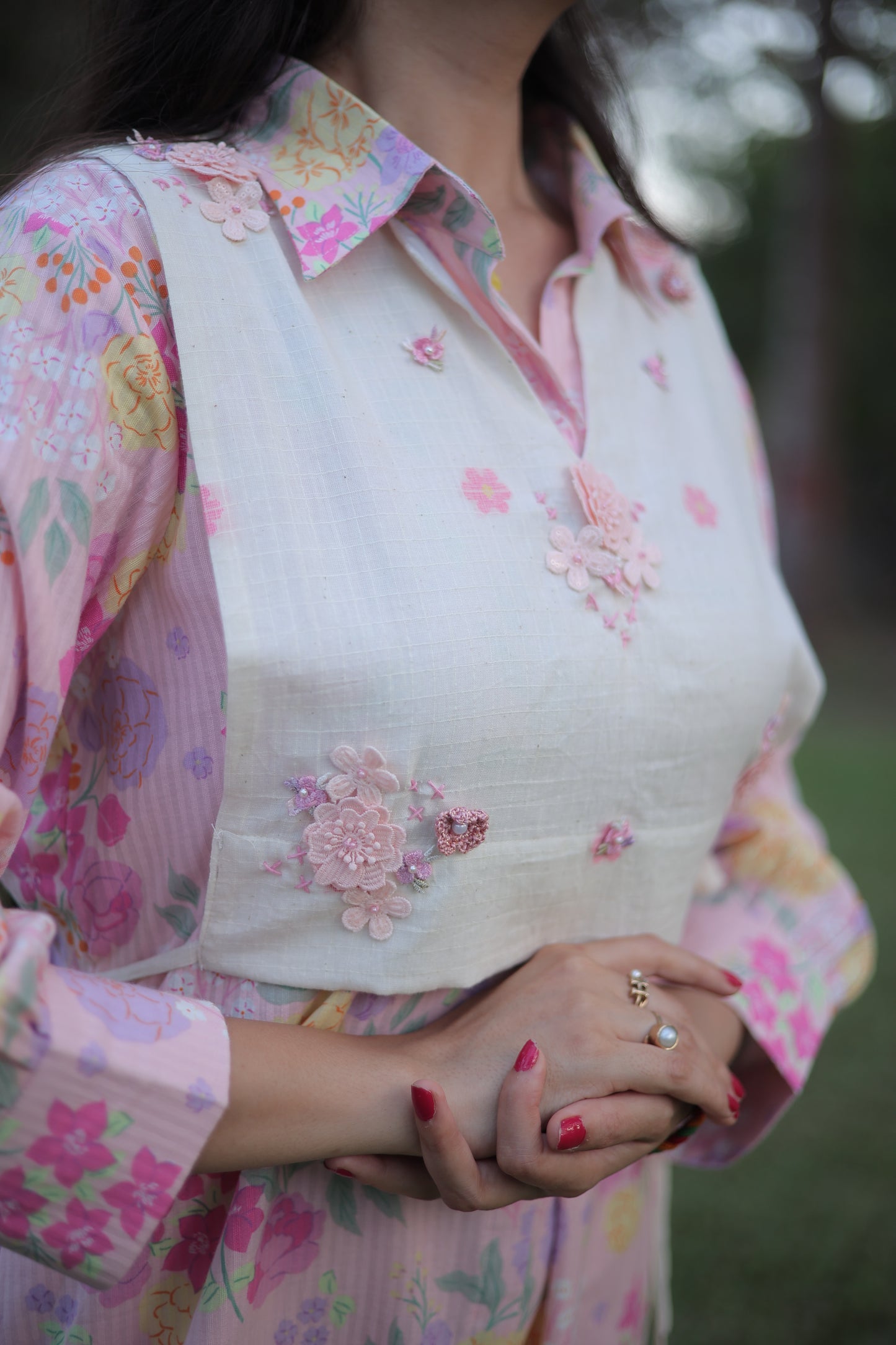 Baby Pink Midi With Srug
