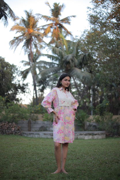 Baby Pink Midi With Srug