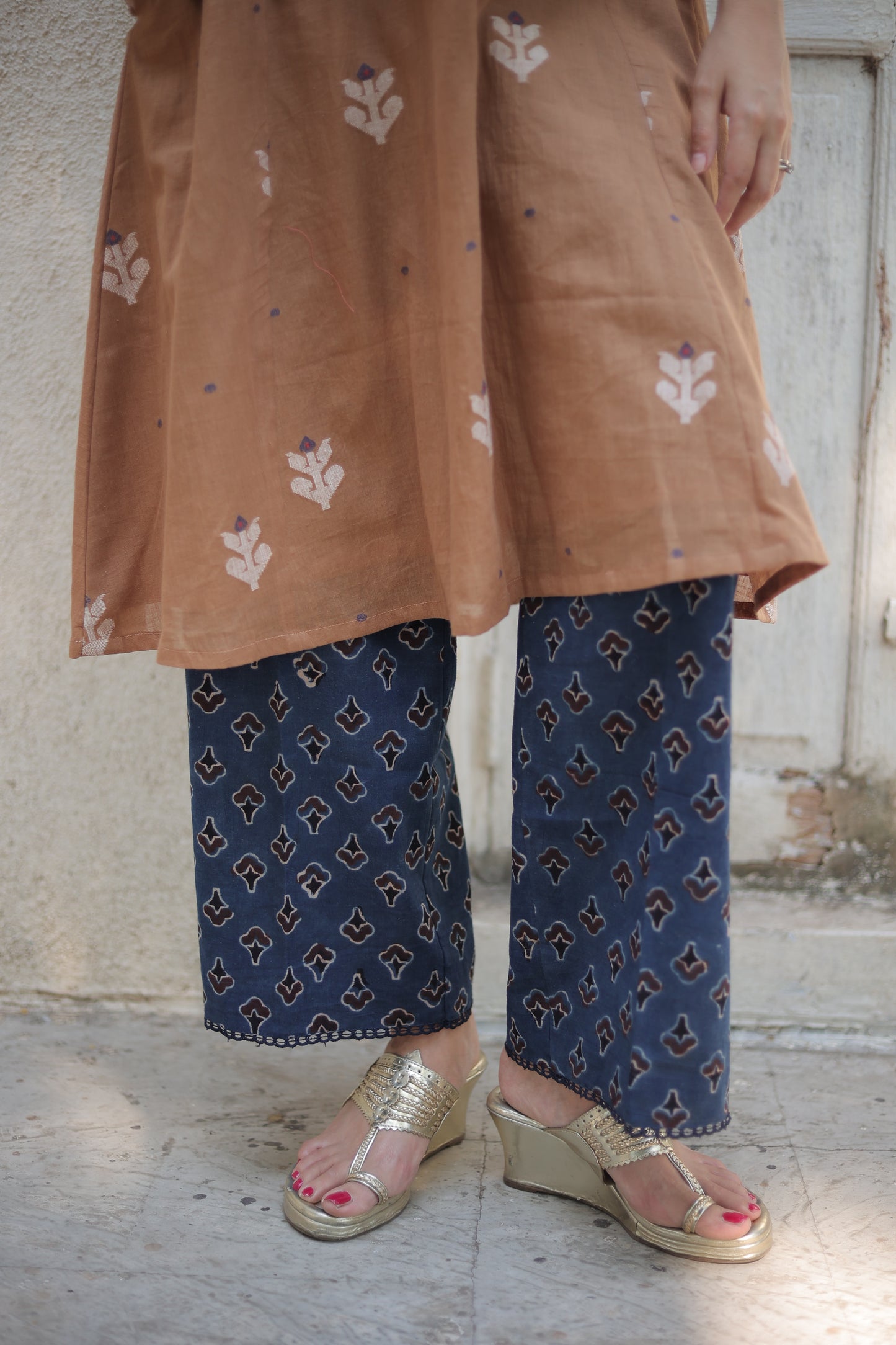 Vasudha Brown Kurta-Pant