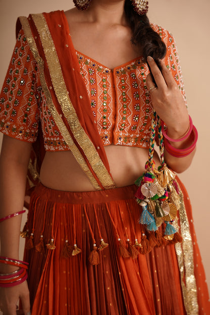 Orange Blouse