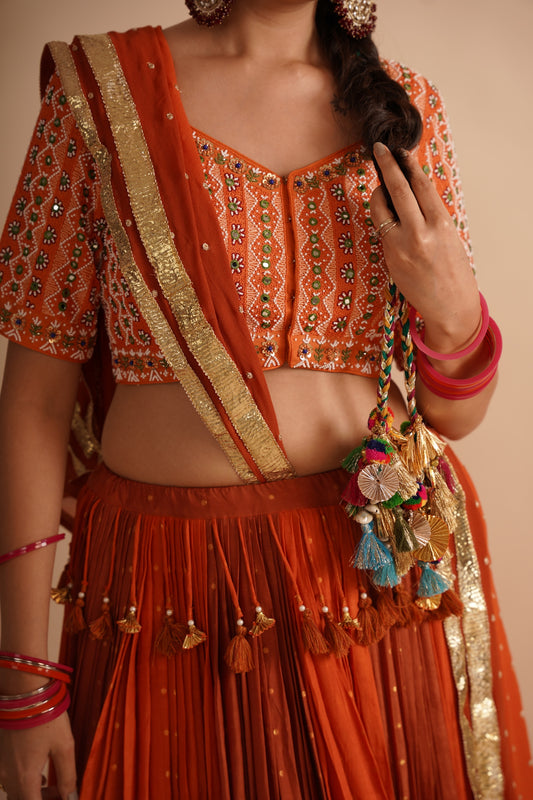 Orange Blouse