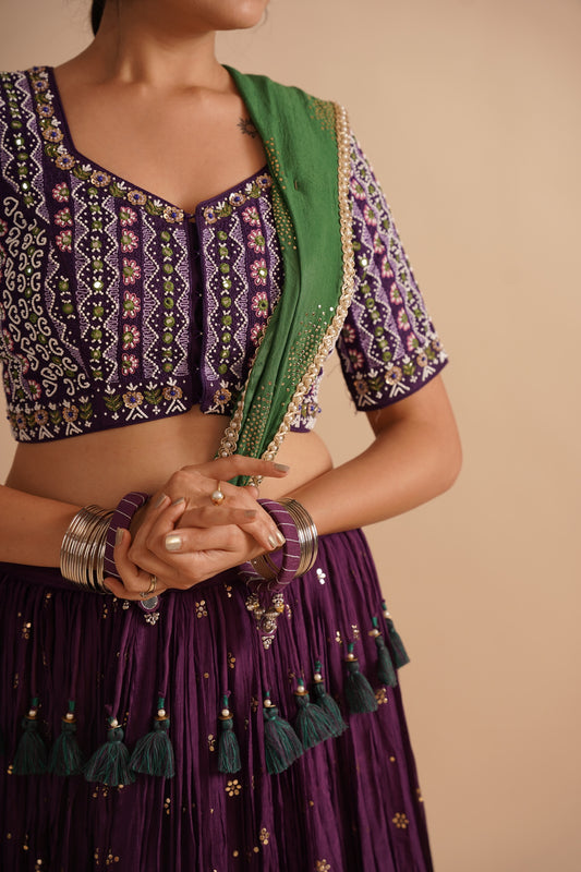 Purple blouse