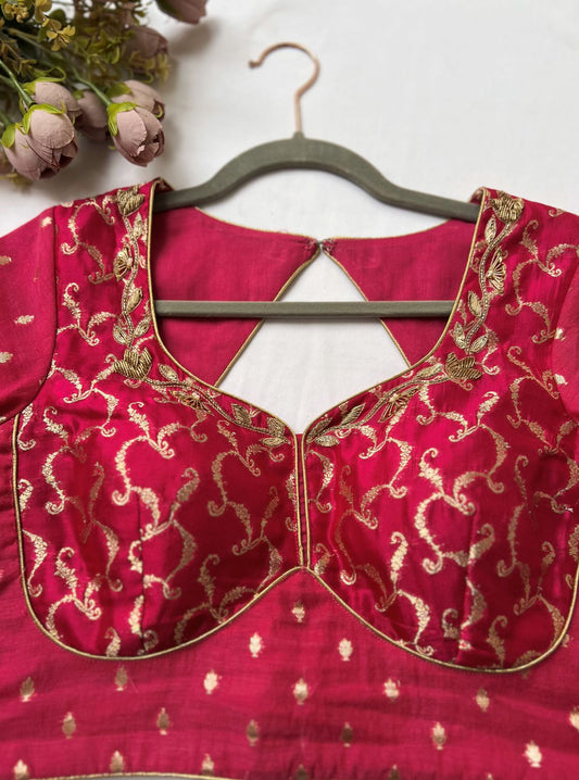 Baby pink blouse
