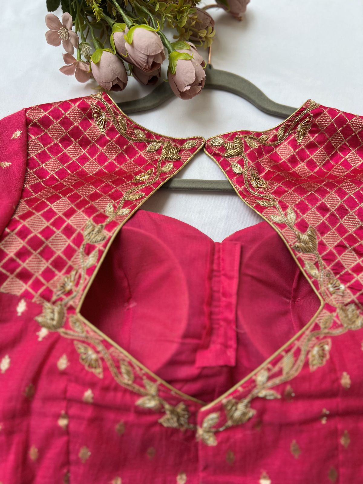 Baby pink blouse