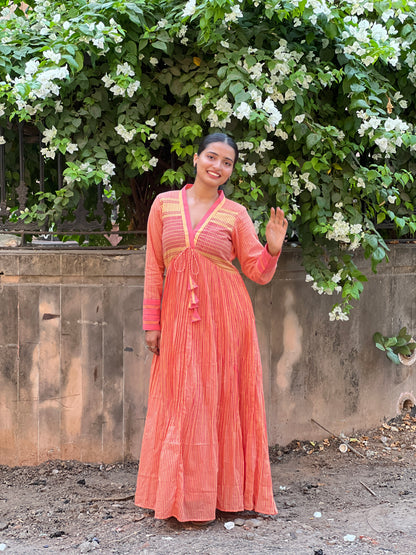 Peach Summer Drees