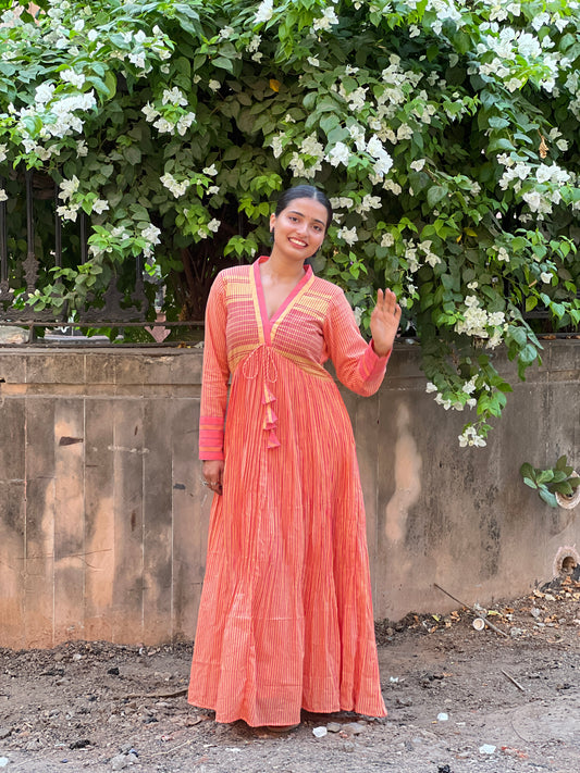 Peach Summer Drees