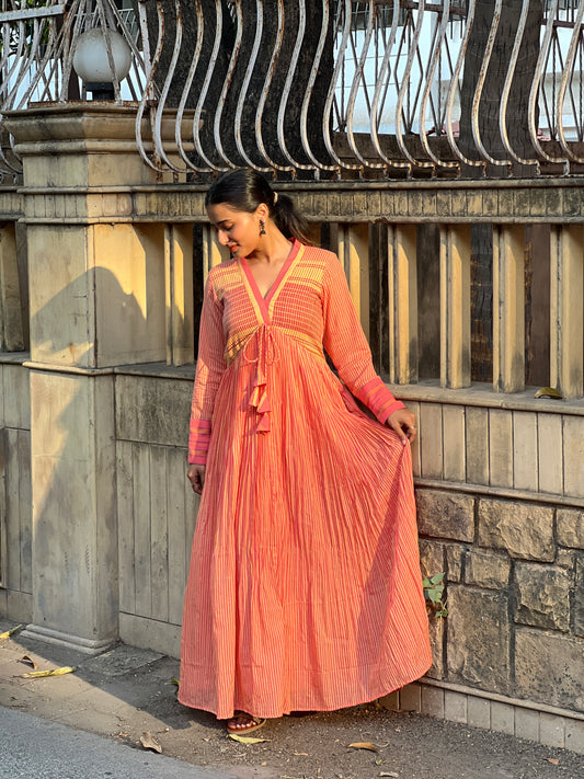 Peach Summer Drees