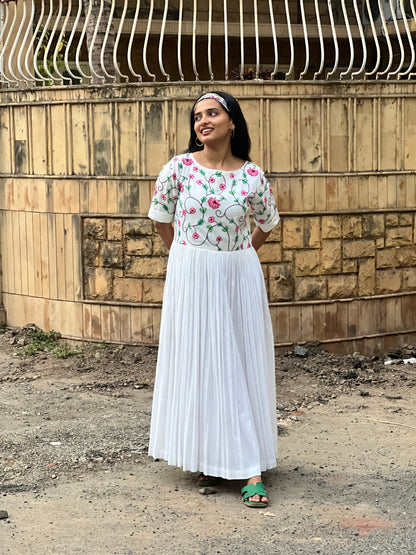 White Flower Dress