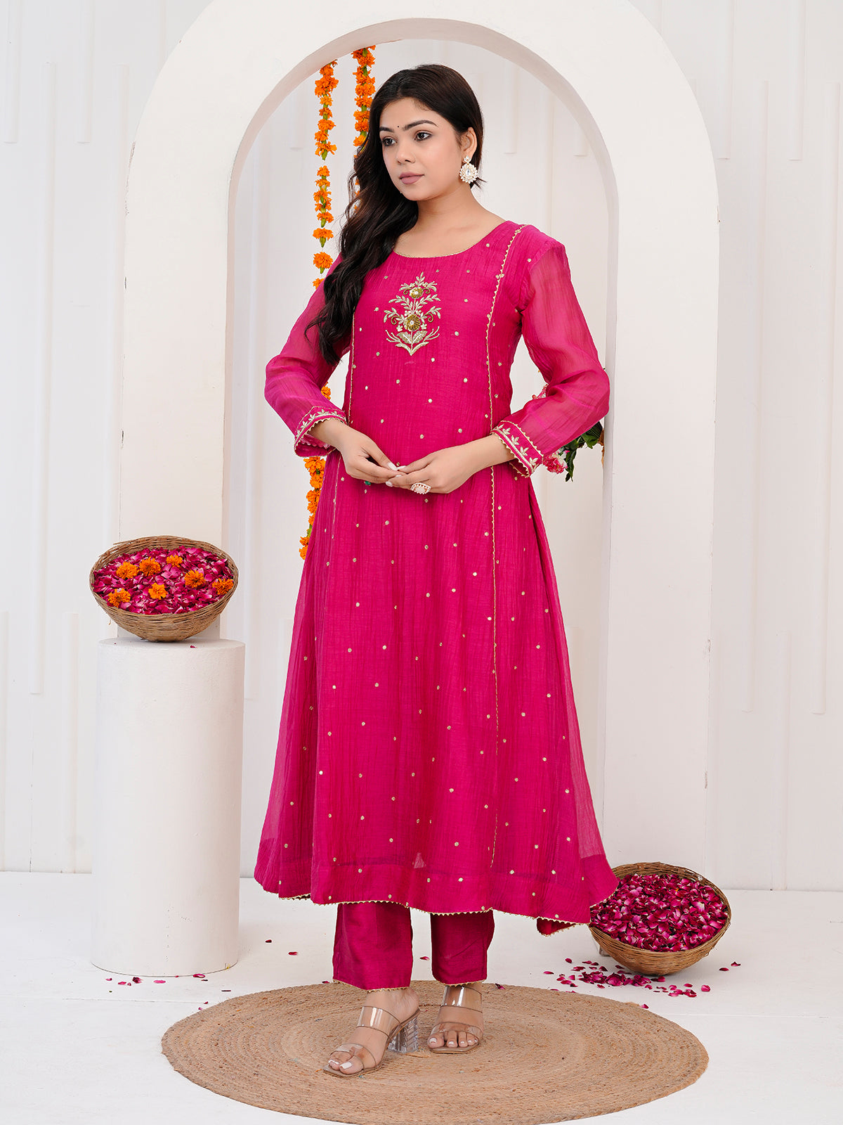 Rani Kurti-Set With Duppata
