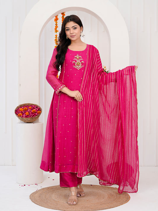 Rani Kurti-Set With Duppata