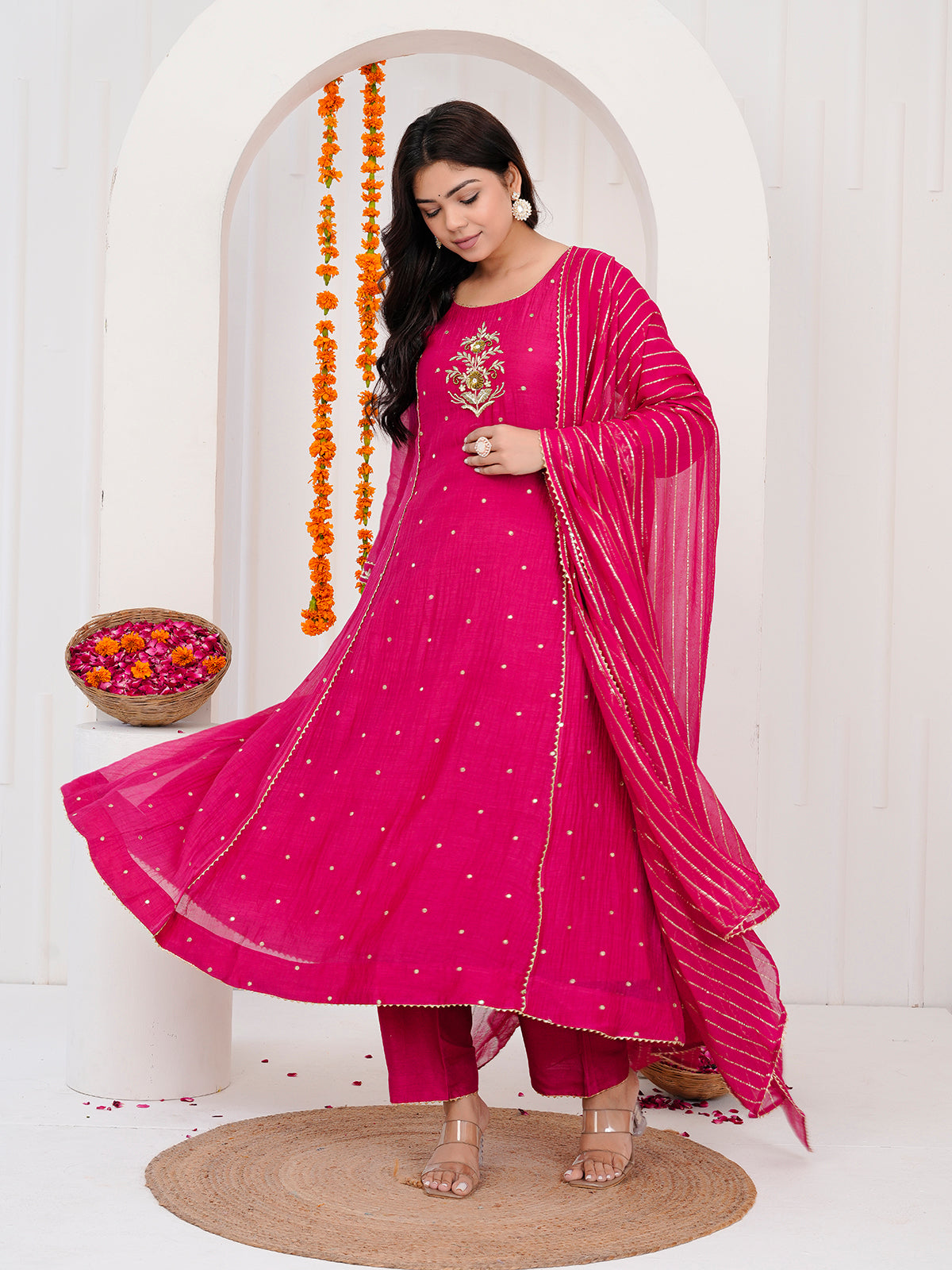 Rani Kurti-Set With Duppata